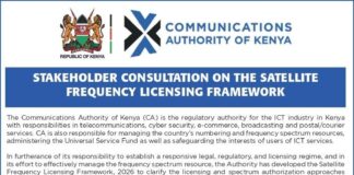 Kenya’s Communications Authority Opens Consultation on Satellite Frequency Licensing Framework